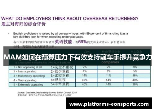 MAM如何在预算压力下有效支持前车手提升竞争力