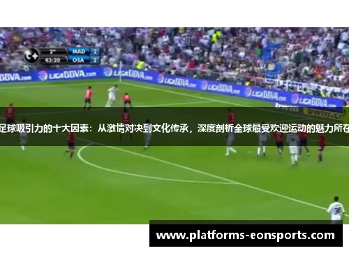 足球吸引力的十大因素：从激情对决到文化传承，深度剖析全球最受欢迎运动的魅力所在